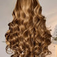 Effortless Waves Honey Blonde Ombre | 13x4 Glueless Lace Front Wig Kimone's Hair Deluxe