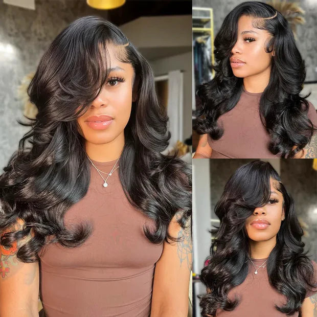 250% Density Body Wave Glueless Wig | Pre-Cut HD Lace | 13x4, 13x6 & 5x5 | 16–42 Inch | Kimone's Hair Deluxe