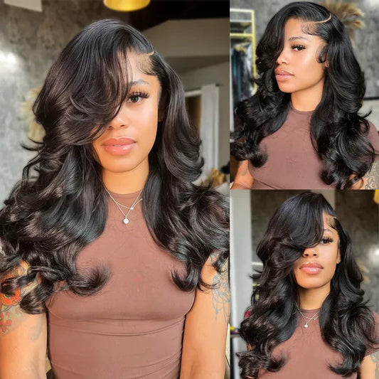 250% Density Body Wave Glueless Wig | Pre-Cut HD Lace | 13x4, 13x6 & 5x5 | 16–42 Inch | Kimone's Hair Deluxe Dropshipman