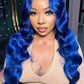 Blue Body Wave & Straight Wig | 13x4 HD Lace Front | Brazilian Human Hair | Pre-Plucked | Kimone's Hair Deluxe