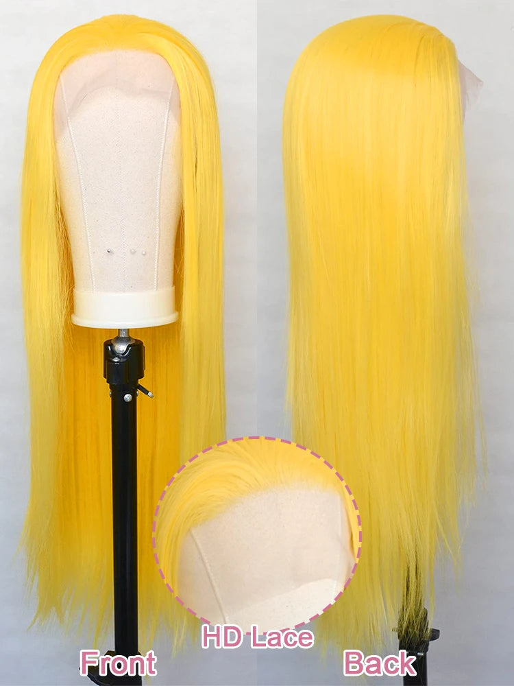 613 Blonde Straight Lace Front Wig | 13x6 HD Lace | 180% & 220% Density | 16–40 Inch | Kimone's Hair Deluxe