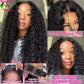 Deep Wave Glueless Invisible Strap 360 HD Full Lace Wig Human Hair 13x4 13x6 Water Wave Lace Front Wig 4x4 5x5 Closure Curly Wig Dropshipman