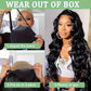 250% Density Body Wave Glueless Wig | Pre-Cut HD Lace | 13x4, 13x6 & 5x5 | 16–42 Inch | Kimone's Hair Deluxe