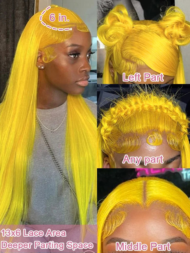613 Blonde Straight Lace Front Wig | 13x6 HD Lace | 180% & 220% Density | 16–40 Inch | Kimone's Hair Deluxe