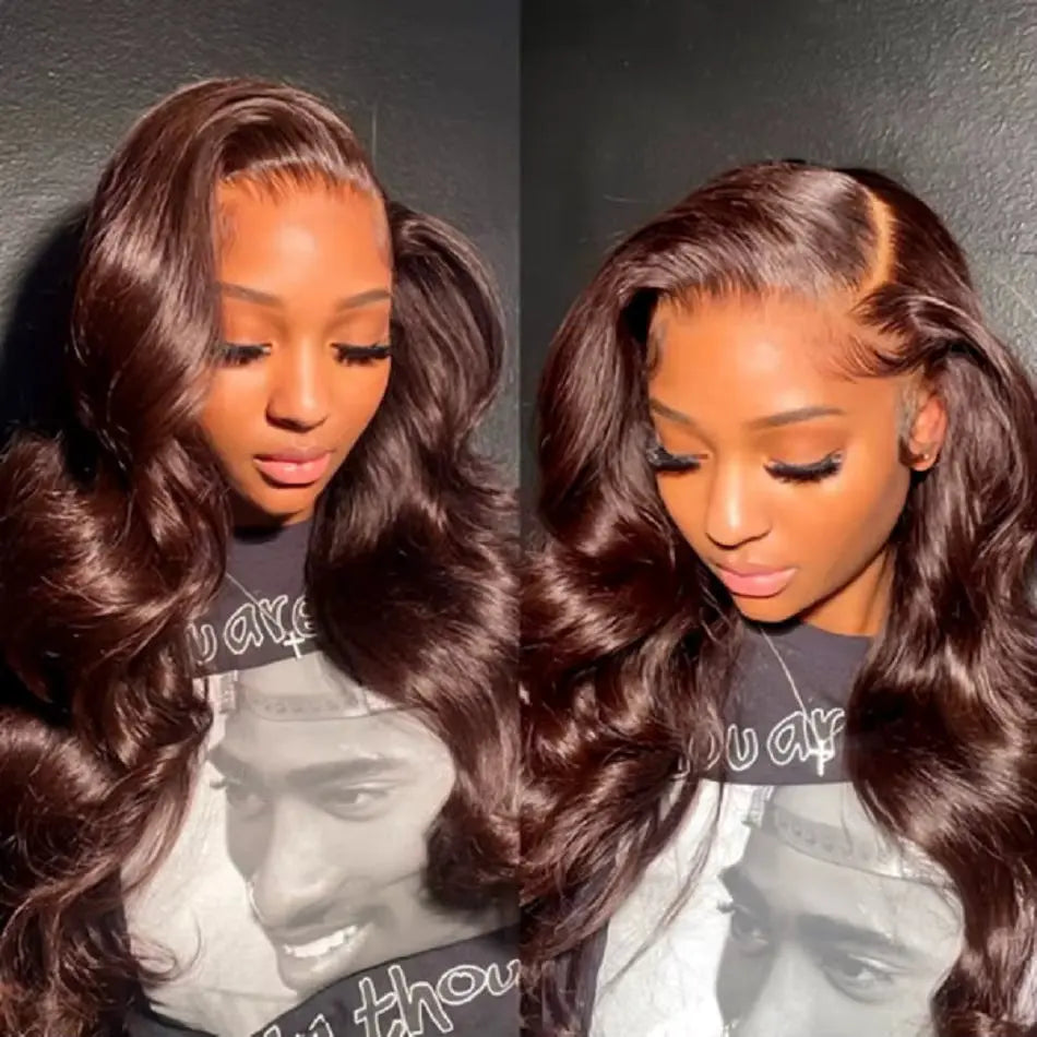 Brown Body Wave Lace Wig | 4x4, 13x4 & 13x6 HD Lace | 150%-200% Density | 8–40 Inch | Kimone's Hair Deluxe Kimone's Hair Deluxe