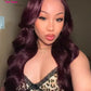 Black Cherry Body Wave Wig | Bold Color, Effortless Waves | 13x4 HD Lace, Everyday Wear, Glueless | Kimone's Hair Deluxe Kimone's Hair Deluxe
