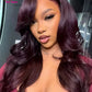 Black Cherry Body Wave Wig | Bold Color, Effortless Waves | 13x4 HD Lace, Everyday Wear, Glueless | Kimone's Hair Deluxe Kimone's Hair Deluxe
