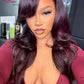 Black Cherry Body Wave Wig | Bold Color, Effortless Waves | 13x4 HD Lace, Everyday Wear, Glueless | Kimone's Hair Deluxe Kimone's Hair Deluxe