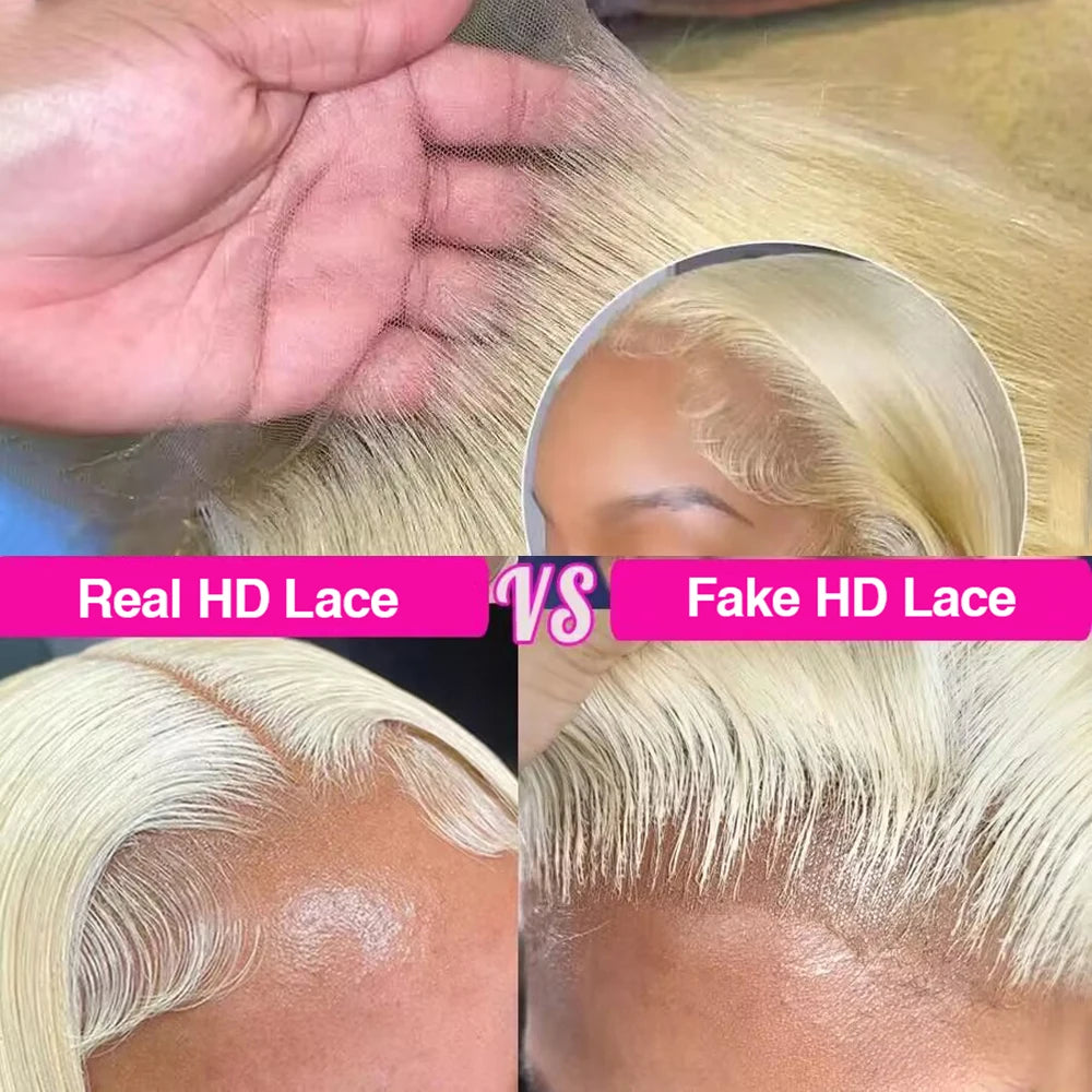 613 Blonde Straight HD Lace Front Wig | 13x4 & 13x6 Lace | 200% Density | Human Hair | Kimone's Hair Deluxe