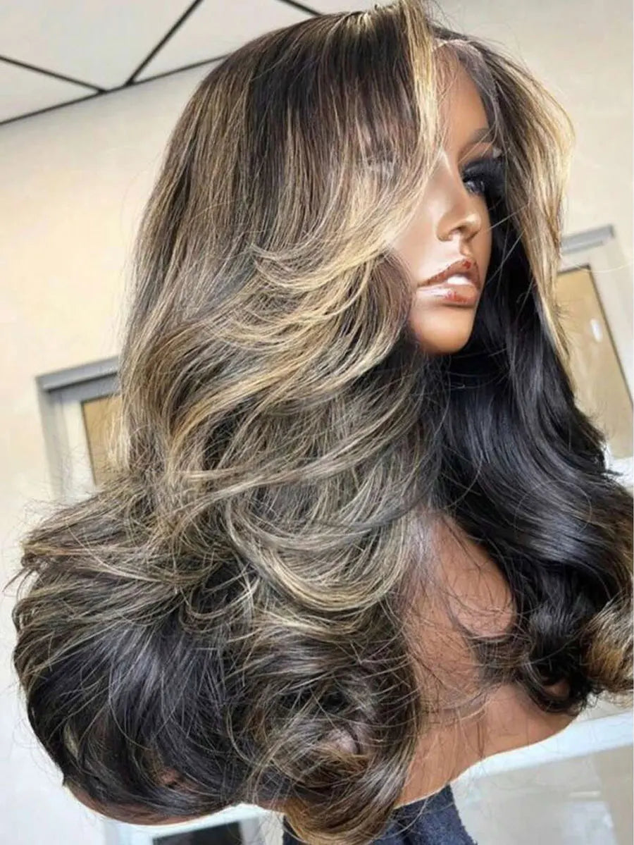 1B/27 Highlight Blonde Lace Front Wig | 13x6 & 13x4 HD Lace | 180%-200% Density | Brazilian Human Hair | Kimone's Hair Deluxe