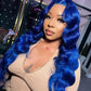 Blue Body Wave & Straight Wig | 13x4 HD Lace Front | Brazilian Human Hair | Pre-Plucked | Kimone's Hair Deluxe