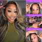 1B/27 Ombre Highlight Body Wave Wig | 13x6 Undetectable HD Lace | Pre-Plucked | Everyday Wear, Glueless | Kimone's Hair Deluxe Kimone's Hair Deluxe