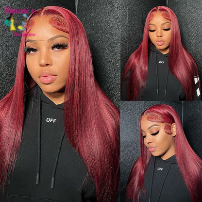Collage of a woman with pink hair wearing a blck hoody 