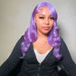 Lavender Body Wave & Straight Wig | 13x6 HD Lace Front | 100% Virgin Human Hair | Pre-Plucked | Kimone's Hair Deluxe 