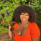 Afro Kinky Curly Wig With Bangs Full Machine Made Scalp Top 200% Density Virgin Brazilian Short
