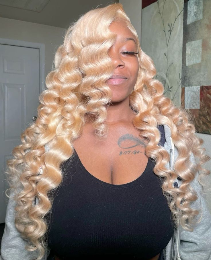 Blonde 613 Loose Wave 13x6 HD Lace Front Wig | Effortless Waves