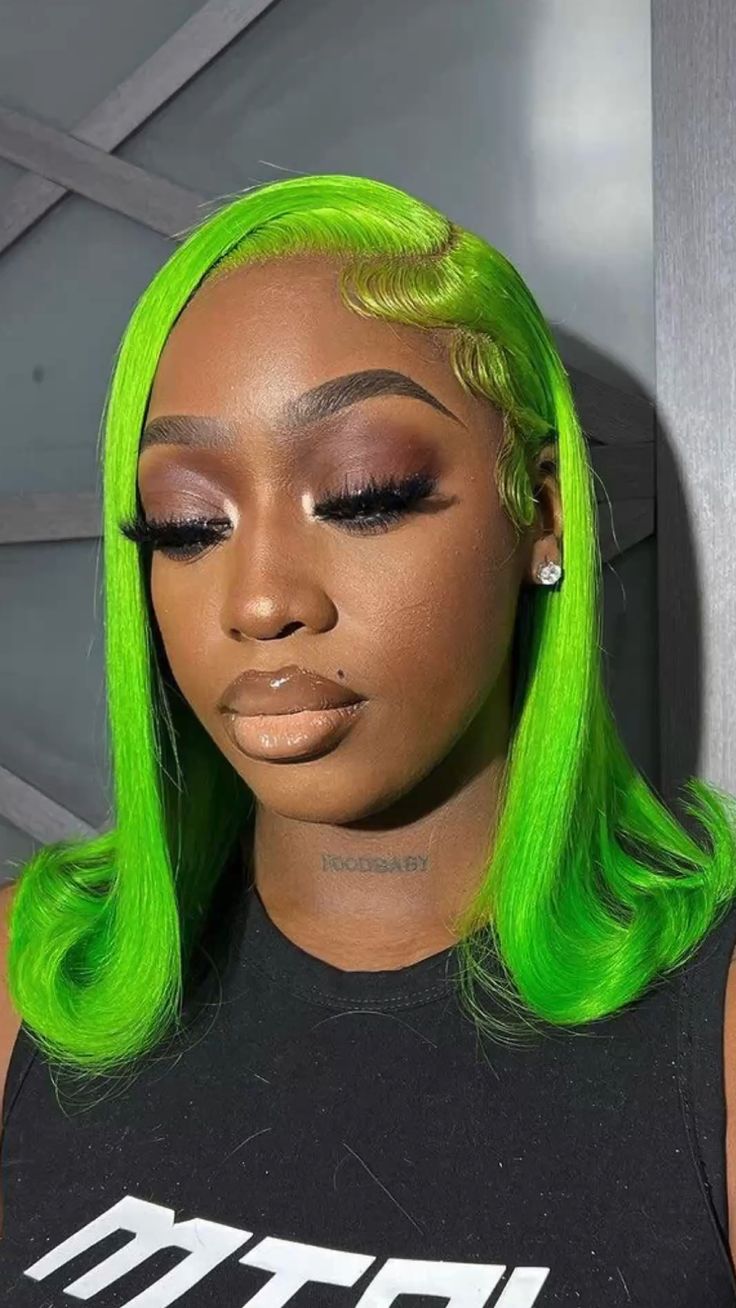 Colored Bob Wig | 13x6 HD Lace Front | Virgin Human Hair | Straight | Kimone's Hair Deluxe Kimone's Hair Deluxe