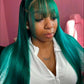 Emerald Green Body Wave & Straight Wig | 13x6 HD Lace Front | Virgin Human Hair | Pre-Plucked | Kimone's Hair Deluxe Kimone's Hair Deluxe