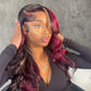 Black Red Blonde Highlight Body Wave Wig | 13x6 HD Lace Front | 180% Density | Pre-Plucked | Kimone's Hair Deluxe Kimone's Hair Deluxe
