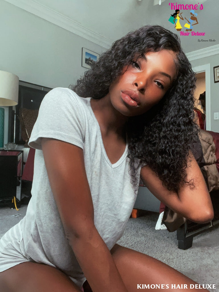 Curly Human Hair Wig 13X6/ 360 Lace Frontal Pre Plucked With Baby 10A Brazilian Wigs For Women