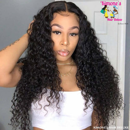 Curly Human Hair Wig 13X6 / 360 Lace Frontal Pre Plucked With Baby 10A Brazilian Wigs For Women
