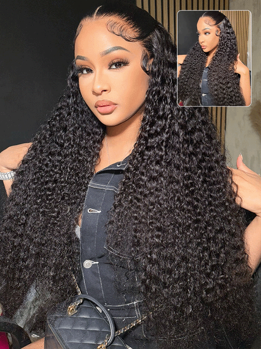 Mermaid Hair | Water Wave HD Lace Front Wig | 13x4 & 13x6 | 180%–250% Density | 18–40" Kimone's Hair Deluxe