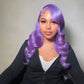 Lavender Body Wave & Straight Wig | 13x6 HD Lace Front | 100% Virgin Human Hair | Pre-Plucked | Kimone's Hair Deluxe Kimone's Hair Deluxe