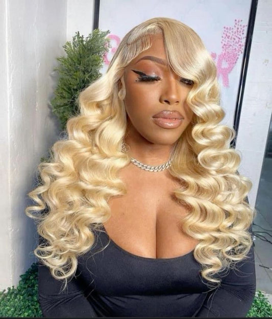 Blonde 613 Loose Wave 13x6 HD Lace Front Wig | Effortless Waves