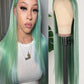 Mint Green Body Wave & Straight Wig | 13x6 HD Lace Front | 100% Virgin Human Hair | Pre-Plucked | Kimone's Hair Deluxe Kimone's Hair Deluxe