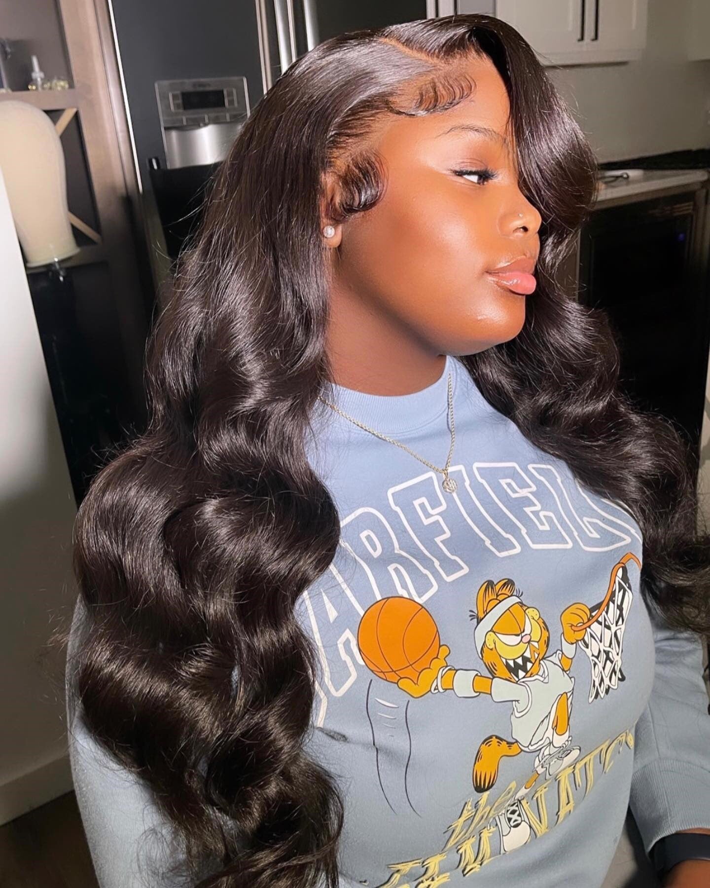 13x6 HD 10A Natural Black 200% Lace Front Straight Wigs 12-26 in