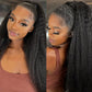 Defined Curls Kinky Straight 13x6 HD Lace Glueless Wig | Natural Color | 180% Density | 16"-30" Dropshipman