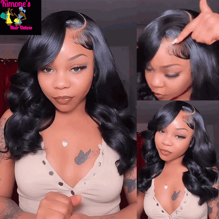 Body Wave Bob Wig | Chic Bob Era, 250% Density | Undetectable HD Lace, Everyday Wear, Glueless | Kimone's Hair Deluxe Kimone's Hair Deluxe