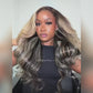 1B/27 Ombre Highlight Body Wave Wig | 13x6 Undetectable HD Lace | Pre-Plucked | Everyday Wear, Glueless | Kimone's Hair Deluxe