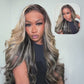 1B/27 Ombre Highlight Body Wave Wig | 13x6 Undetectable HD Lace | Pre-Plucked | Everyday Wear, Glueless | Kimone's Hair Deluxe