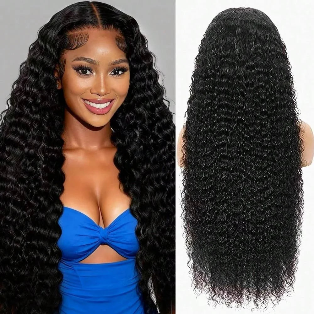 Deep Wave Lace Front Wig | 13x6 HD Undetectable  Lace | 250% Density | 16–40 Inch | Kimone's Hair Deluxe