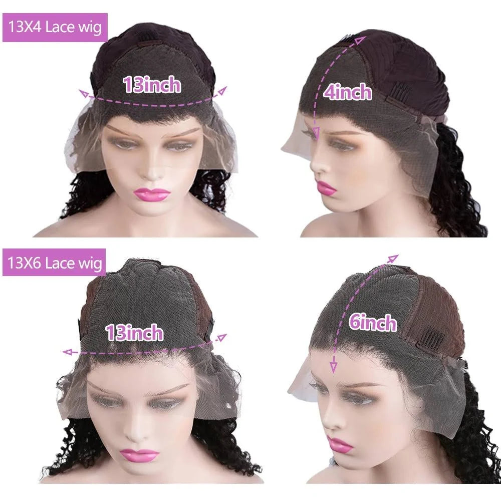 Deep Wave Lace Front Wig | 13x6 HD Undetectable  Lace | 250% Density | 16–40 Inch | Kimone's Hair Deluxe