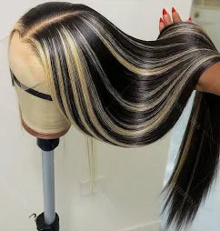 1B/27 Highlight Blonde Lace Front Wig | 13x6 & 13x4 HD Lace | 180%-200% Density | Brazilian Human Hair | Kimone's Hair Deluxe