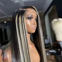 1B/27 Highlight Blonde Lace Front Wig | 13x6 & 13x4 HD Lace | 180%-200% Density | Brazilian Human Hair | Kimone's Hair Deluxe