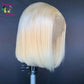 Sleek & Silky 613 Blonde Straight Wig | 13x4 Transparent Lace | Bone Straight Glam Kimone's Hair Deluxe