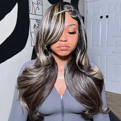 1B/27 Highlight Blonde Lace Front Wig | 13x6 & 13x4 HD Lace | 180%-200% Density | Brazilian Human Hair | Kimone's Hair Deluxe