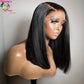 Sleek & Silky Straight Bob Wig | 13x4 HD Lace | Glueless | Brazilian Remy Kimone's Hair Deluxe