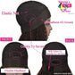 Straight Headband Wigs Human Hair Natural Black Glueless Non Lace Front Silky Brazilian Remy 150%
